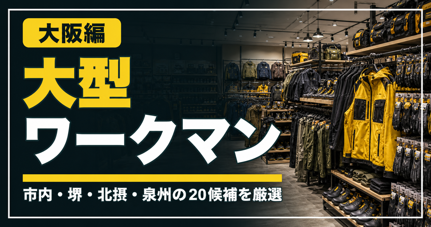 ワークマンプラス 超大型店舗 関西