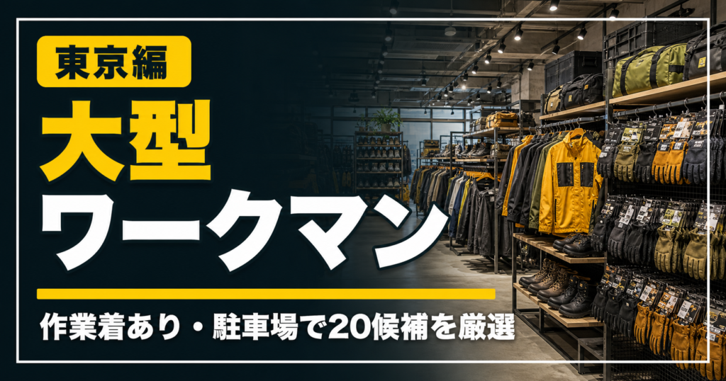 東京の大型ワークマン アイキャッチ