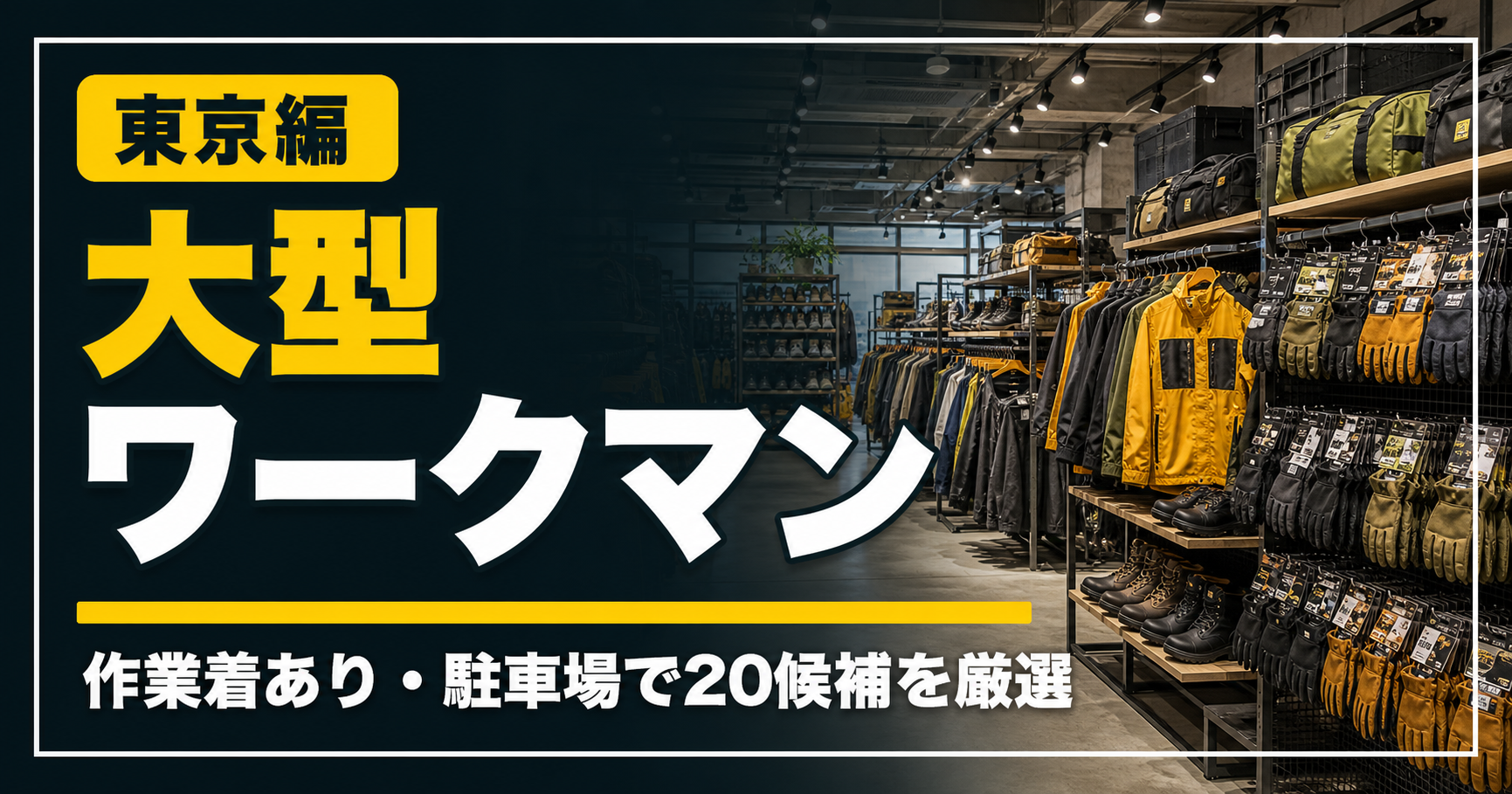 東京の大型ワークマン アイキャッチ