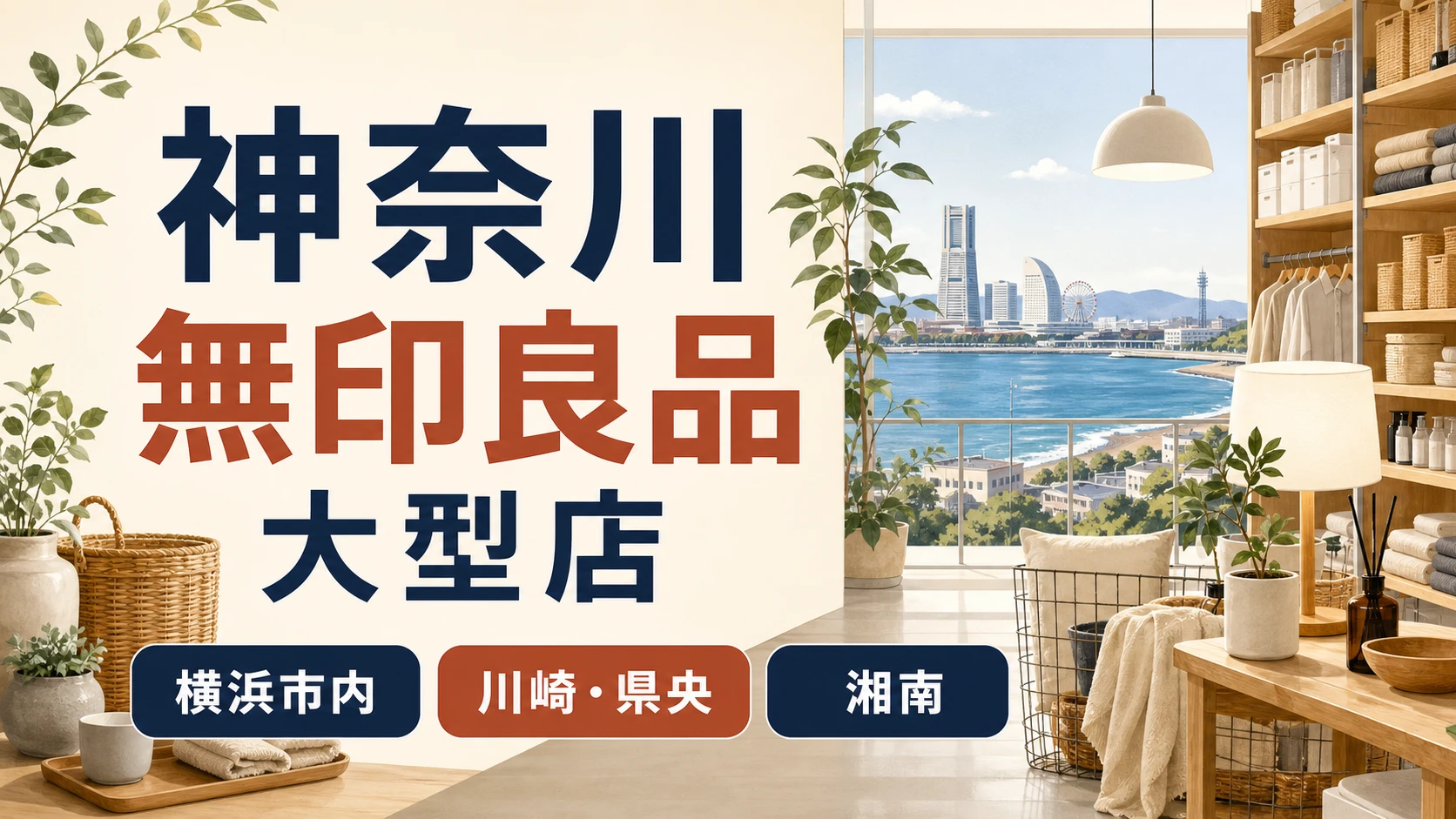 神奈川の無印良品大型店は?公式確認の港南台+目的地別6店