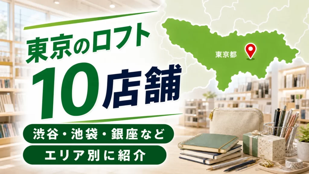 東京で行きやすいロフト10店舗｜渋谷・池袋・銀座などエリア別に紹介