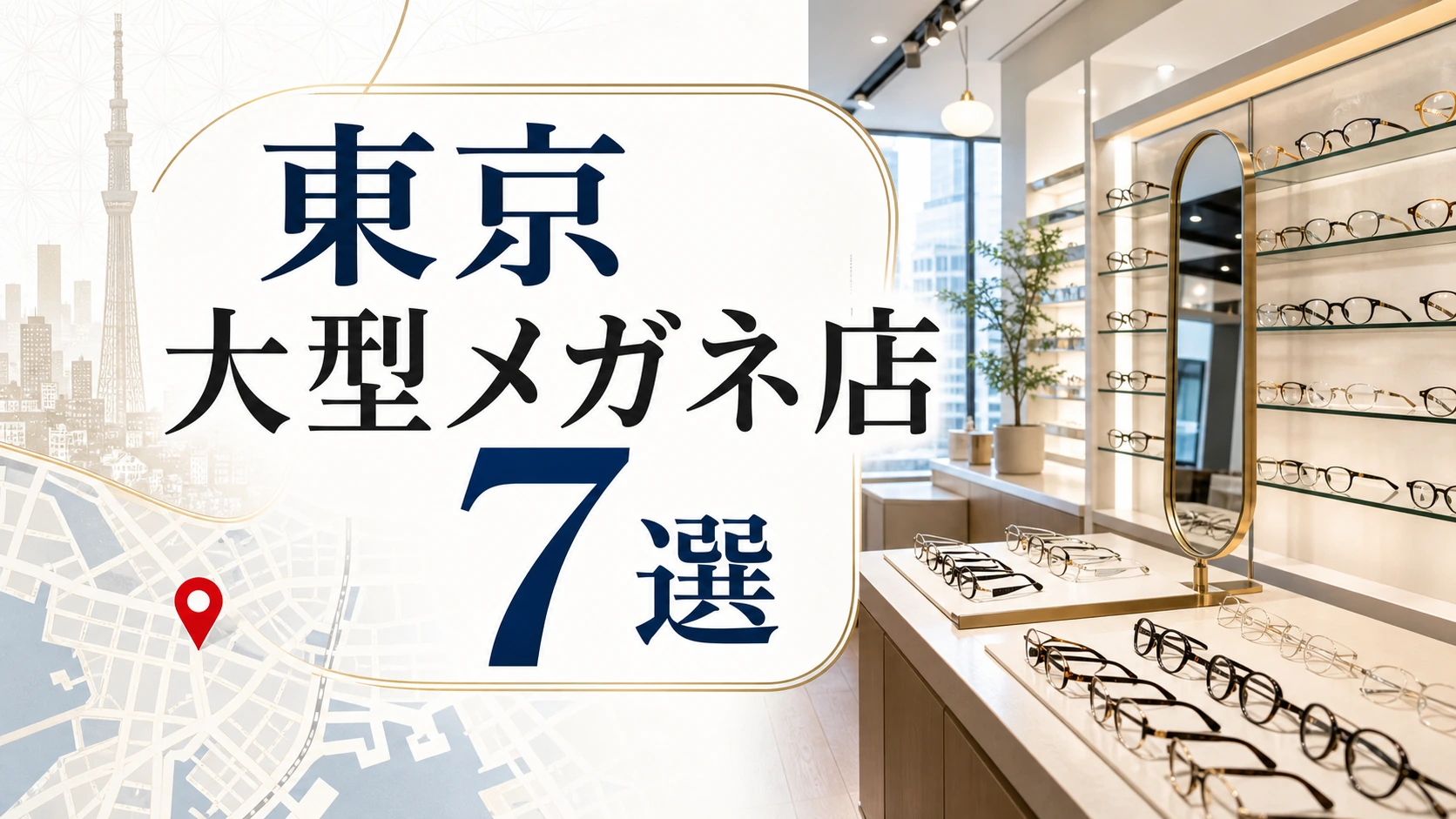 【2026年版】東京の大型メガネ店7選！試着しやすい駅近ショップを紹介 アイキャッチ