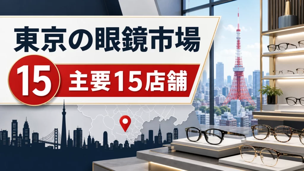 【2026年版】東京の眼鏡市場はどこ？新宿・渋谷・池袋など主要15店舗を紹介