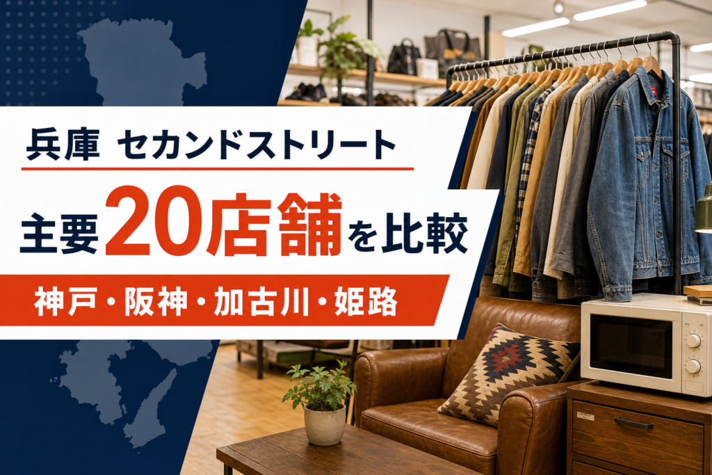 兵庫のセカンドストリート大型店はどこ？神戸・阪神・姫路など主要20店舗を比較【2026年版】