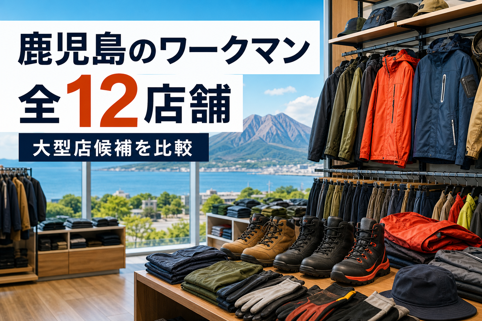 鹿児島のワークマンは全12店舗!大型店候補を鹿児島市・北薩・大隅で比較【2026年版】
