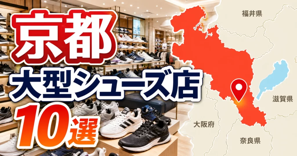 【2026年版】京都の大型シューズ店10選!京都市内・郊外の大型靴屋を紹介