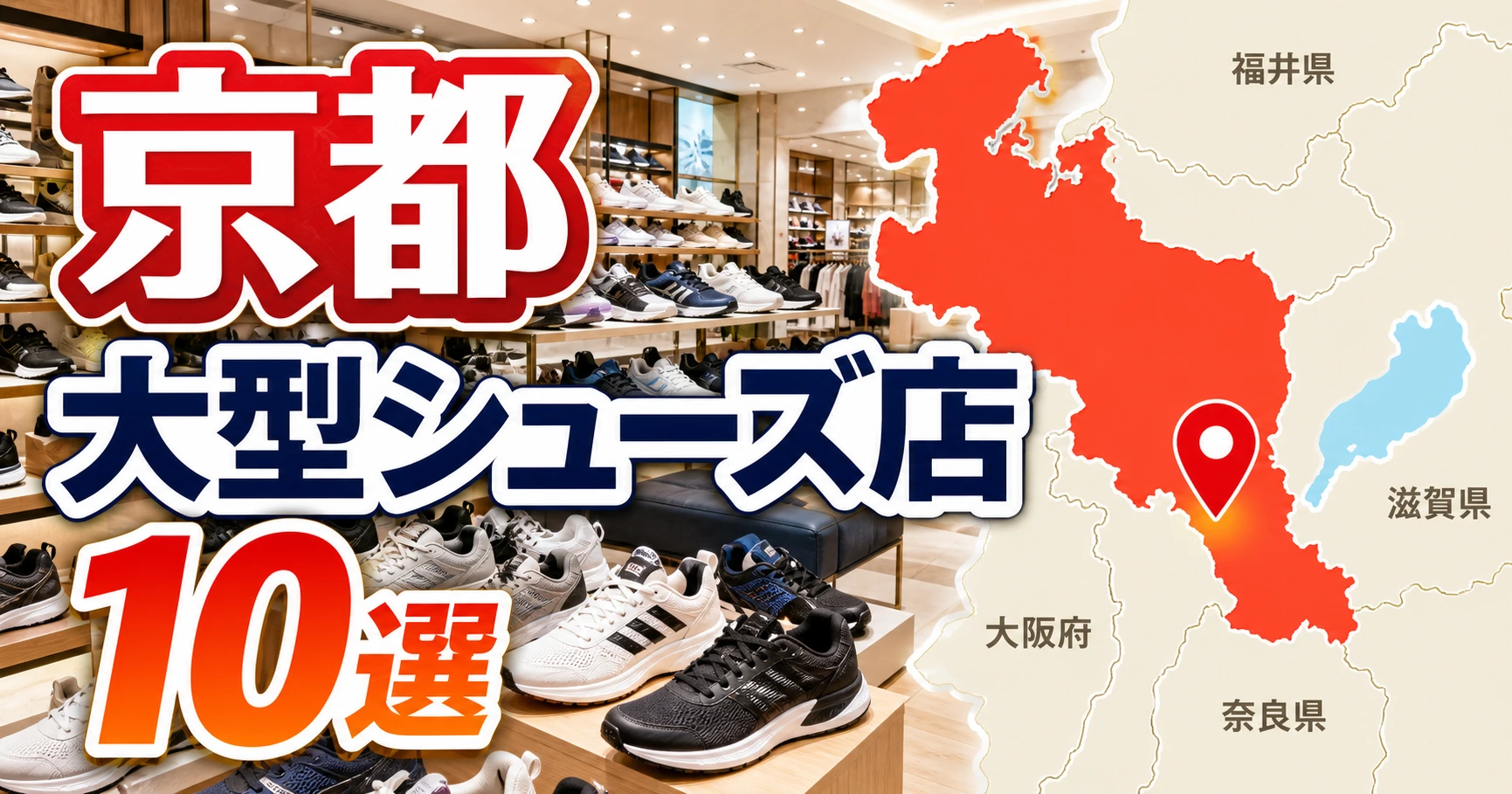 【2026年版】京都の大型シューズ店10選！京都市内・郊外の大型靴屋を紹介