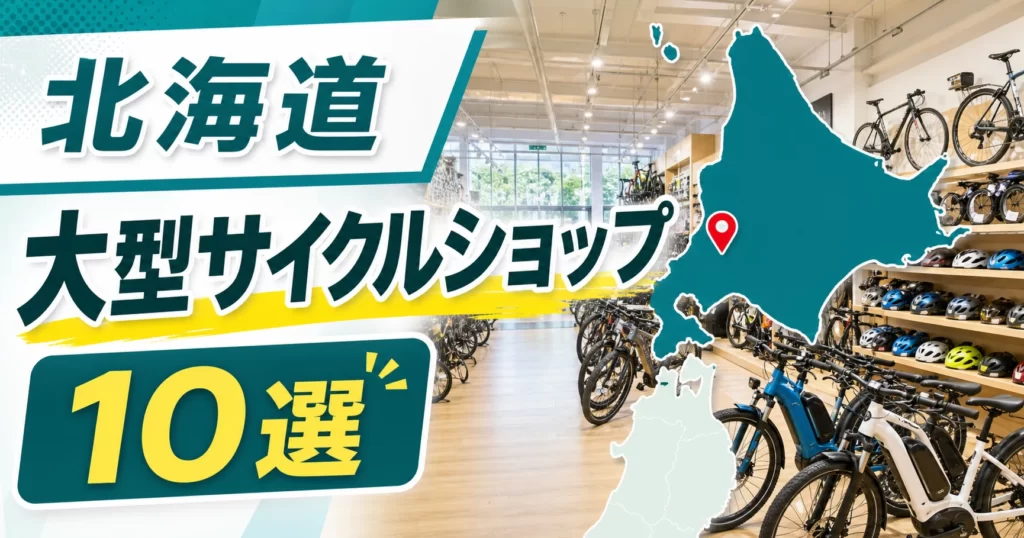 【2026年版】北海道・札幌の大型サイクルショップ10選!大型自転車店を地域別に紹介