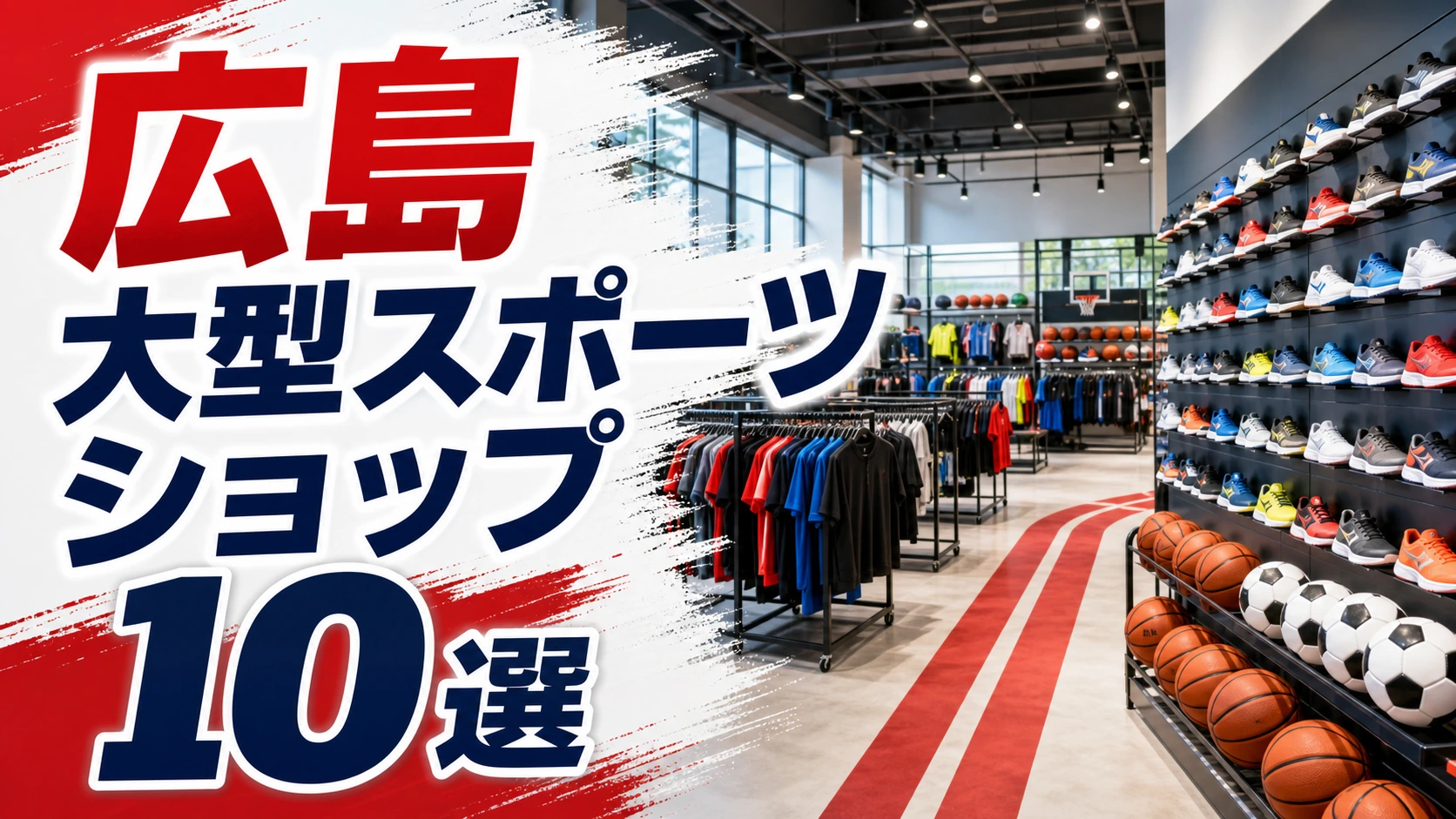 【2026年版】広島の大型スポーツショップ10選!広島市内・福山方面の大型店を紹介