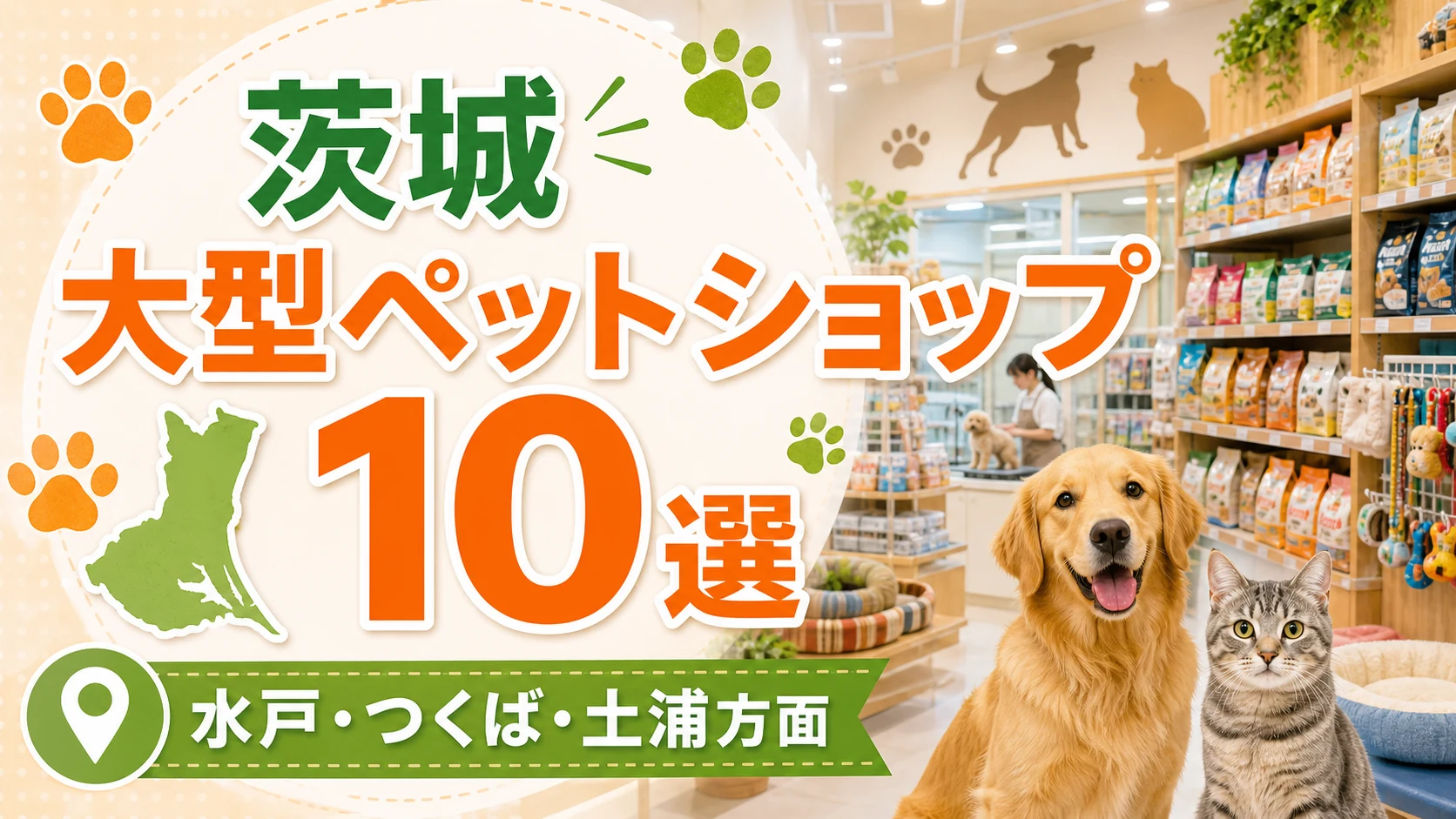 【2026年版】茨城の大型ペットショップ10選!水戸・つくば・土浦方面の大型店を紹介