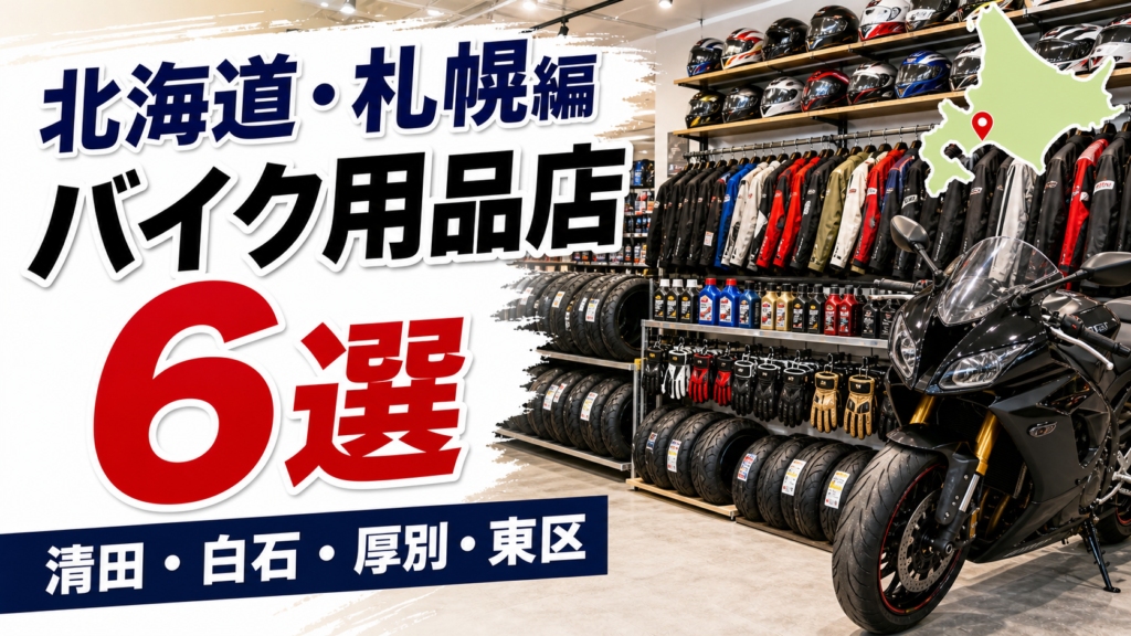 北海道・札幌のバイク用品店6選！大型店候補と新品・中古専門店を比較