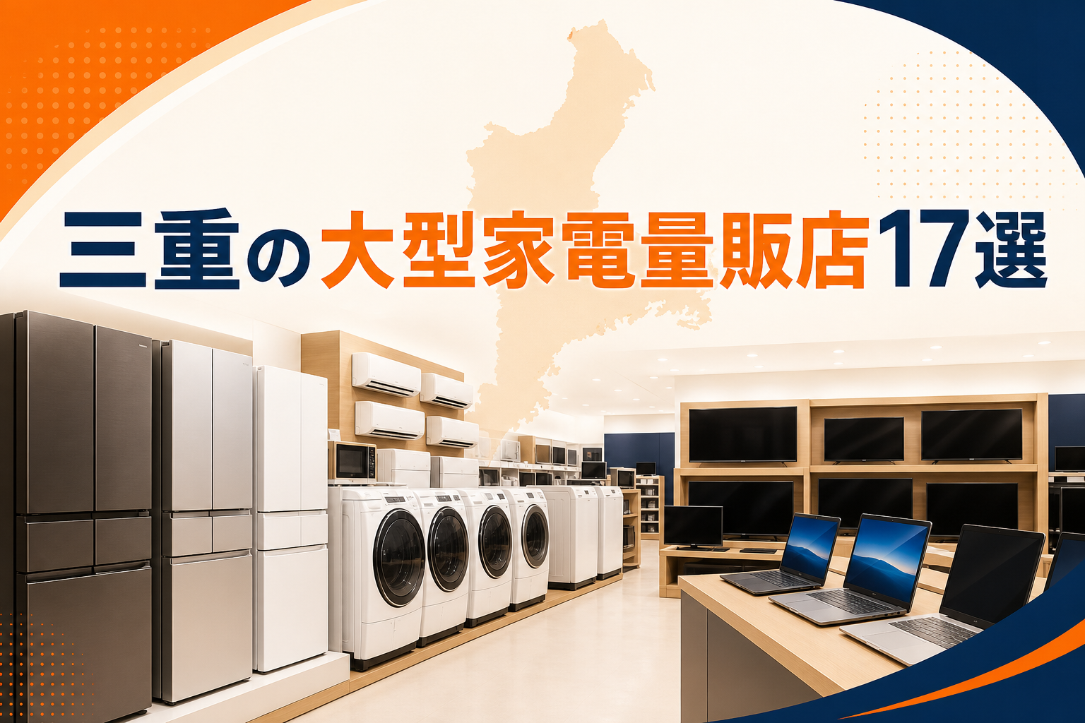 三重の大型家電量販店候補17選！四日市・津・鈴鹿・伊勢で比較【2026年版】
