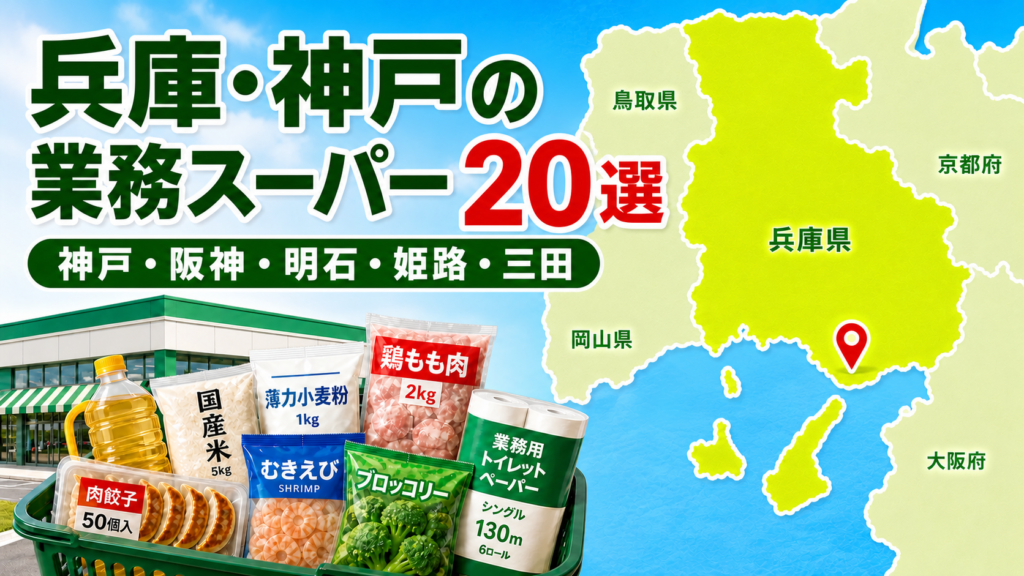 【2026年版】兵庫・神戸の業務スーパー20選！阪神・明石・姫路を比較