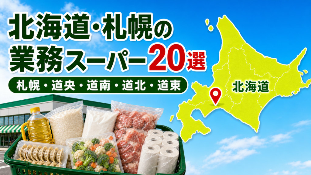 【2026年版】北海道・札幌の業務スーパー20選！公式40店から比較