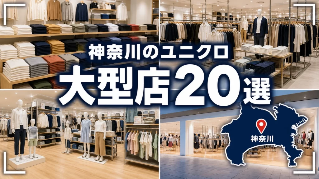 神奈川のユニクロ大型店20選｜公式の超大型店1店と地域別店舗【2026年版】