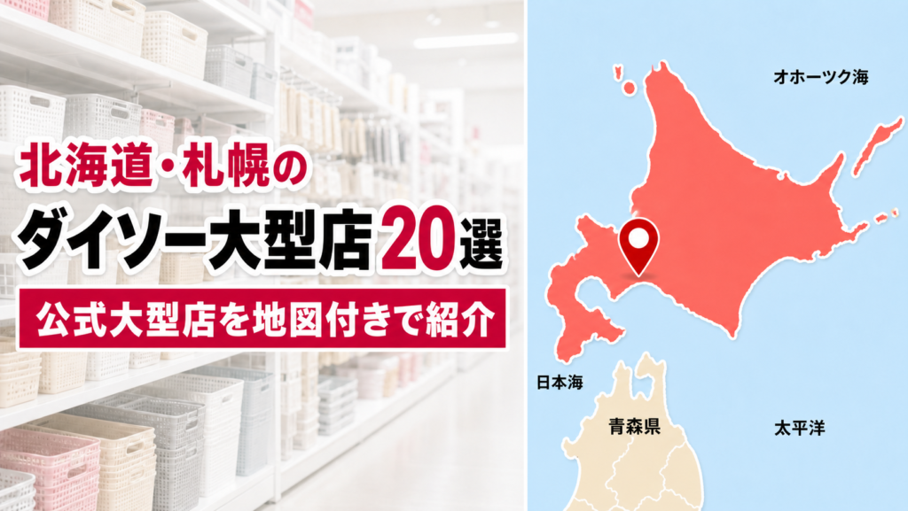 【2026年版】北海道・札幌のダイソー大型店おすすめ20選！公式41店を札幌・道内で比較