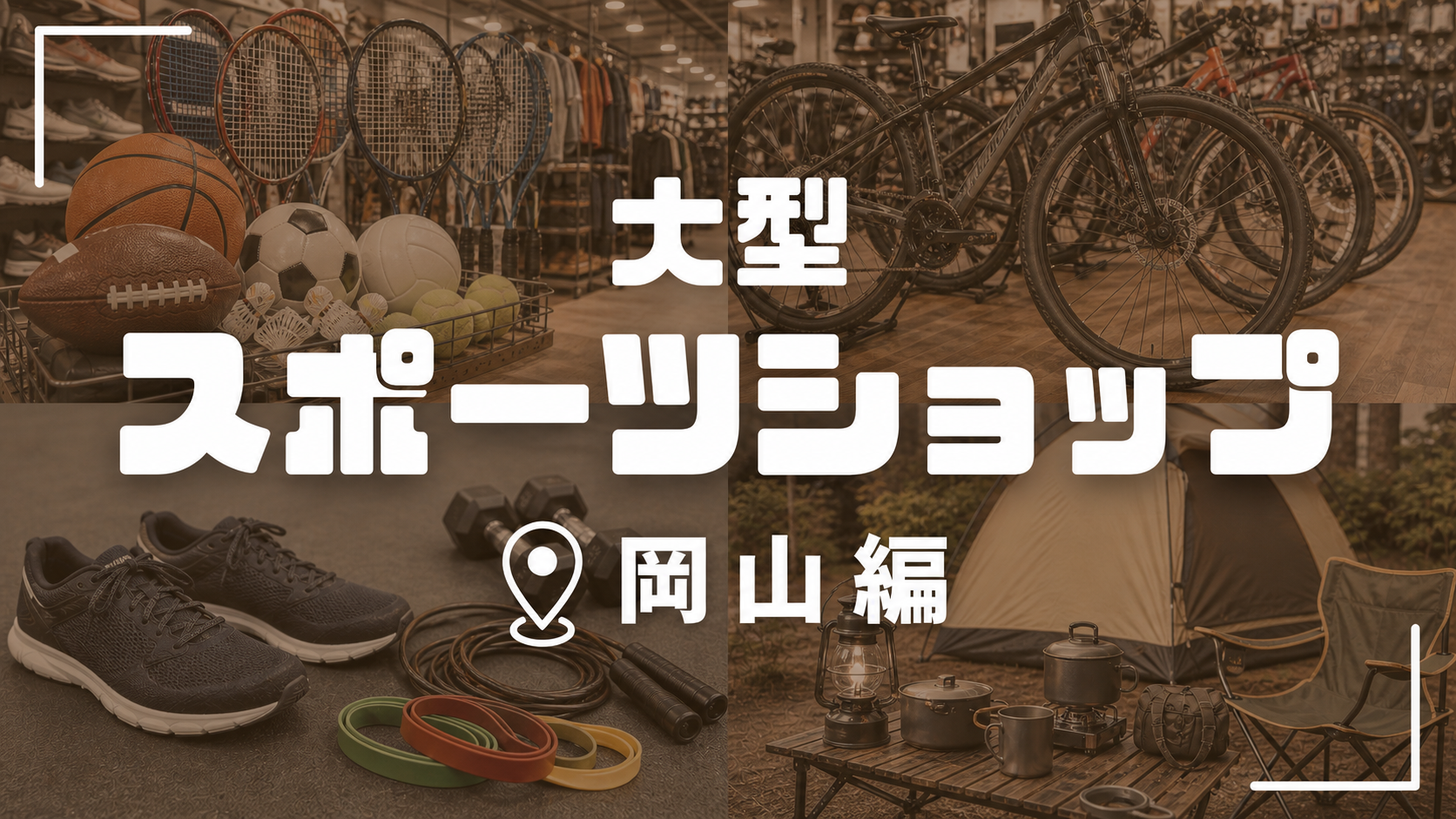 【2026年版】岡山の大型スポーツショップ16選！岡山市・倉敷・県北をエリア別に紹介