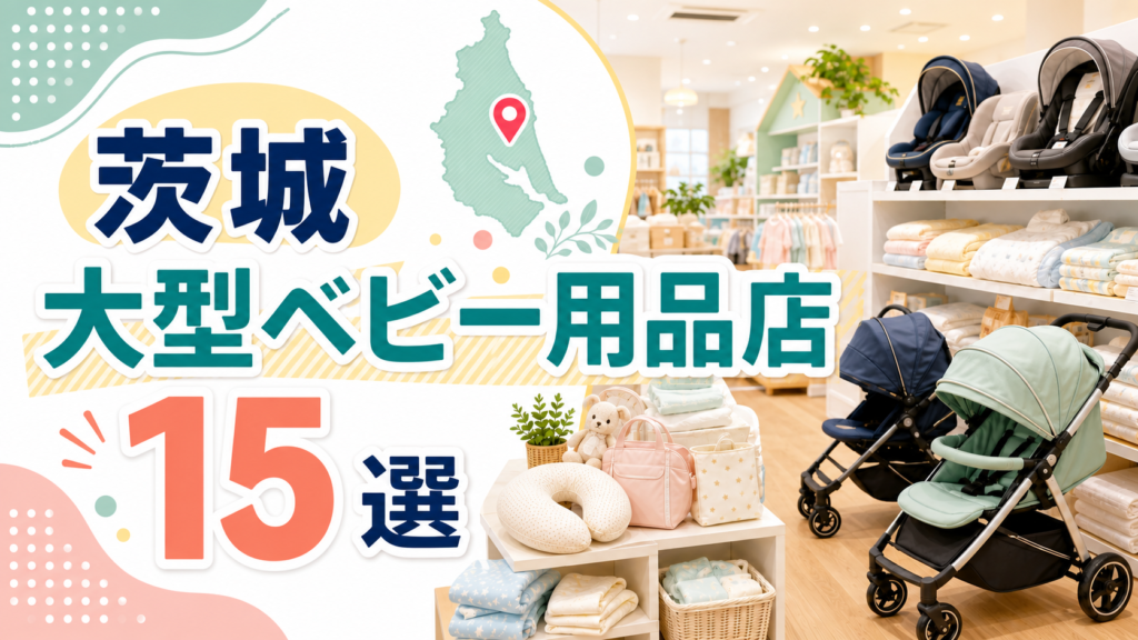 【2026年版】茨城の大型ベビー用品店15選！水戸・つくば・県西を営業時間つきで比較
