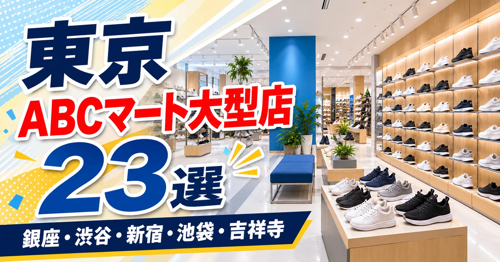 【2026年版】東京のABCマート大型店23選！開く時刻と扱う客層で選ぶGRAND STAGE