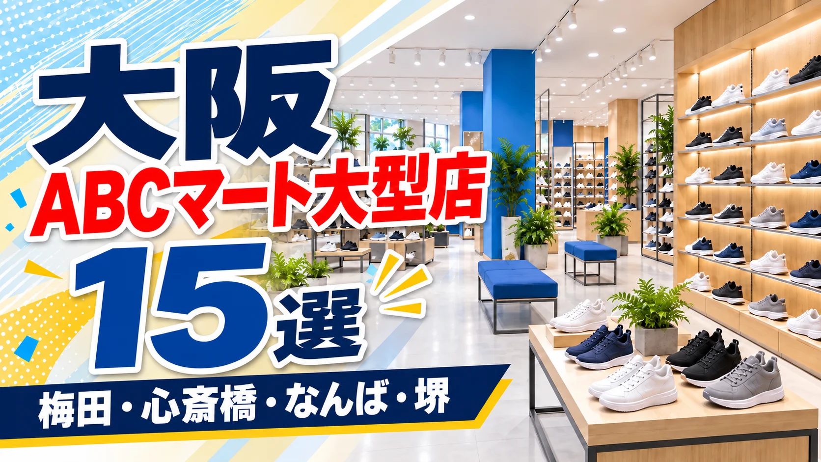 【2026年版】大阪のABCマート大型店15選!閉まる時刻と子ども靴の有無で選ぶGRAND STAGE