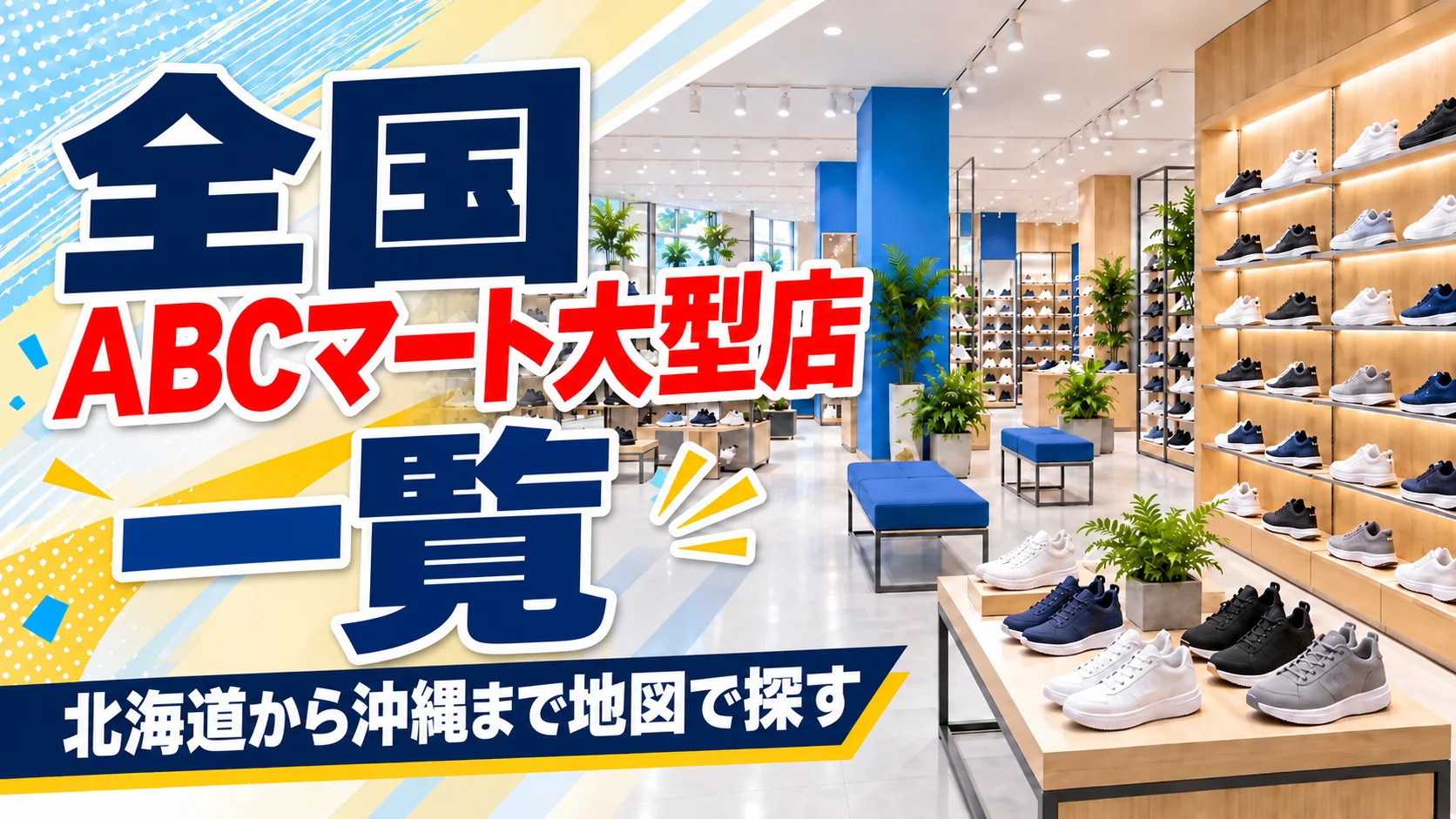 【2026年版】ABCマート大型店一覧!全国のGRAND STAGE(グランドステージ)を地図と都道府県別で探す