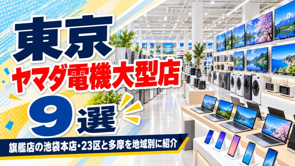 【2026年版】東京のヤマダ電機大型店9選！旗艦店など地域別に紹介